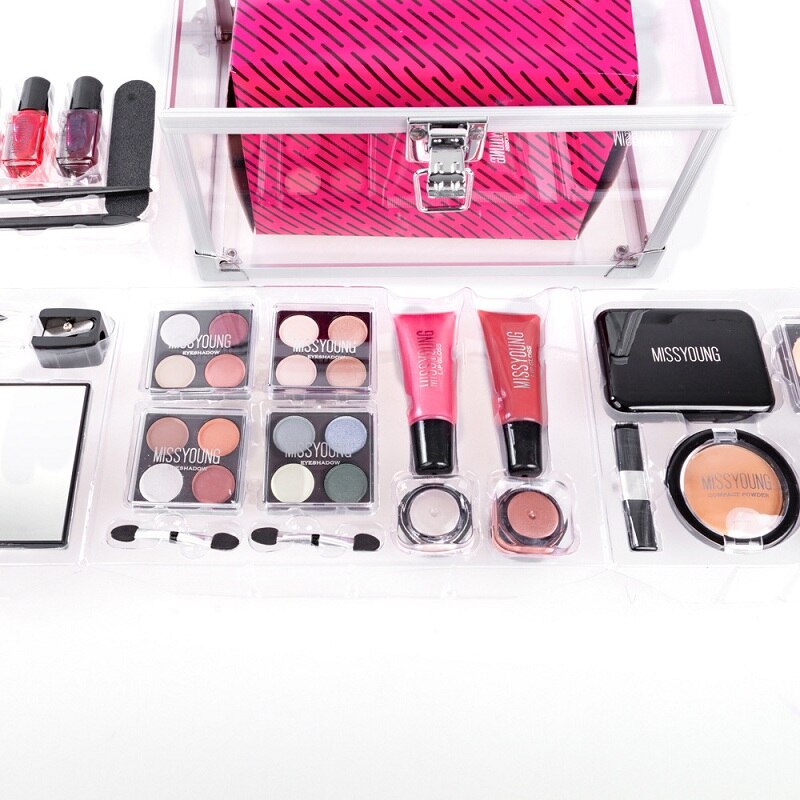Miss Young Lipstick, eye shadow and nail set