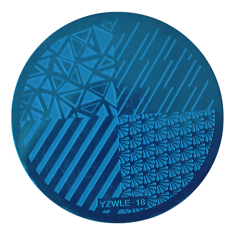 Masura DIY nail print steel plate nail print version template
