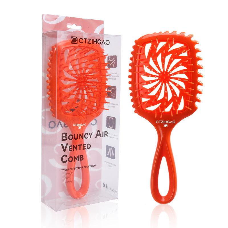 Original Design Whirlwind Hollow Hairdressing Comb