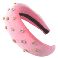 Fashion Diamond-studded Thick Flannel Headband Hair Accessories