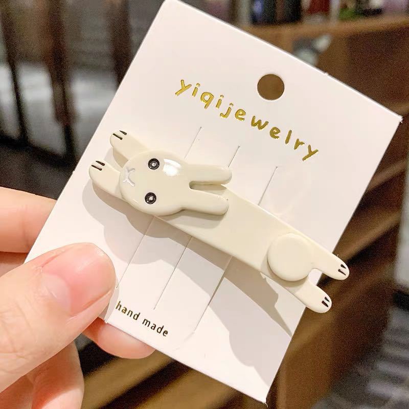 Duckbill Clip Cute Girl Heart Childlike Hairpin