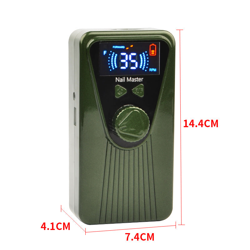 Nail Master Rechargeable Portable Electric Nail Polisher