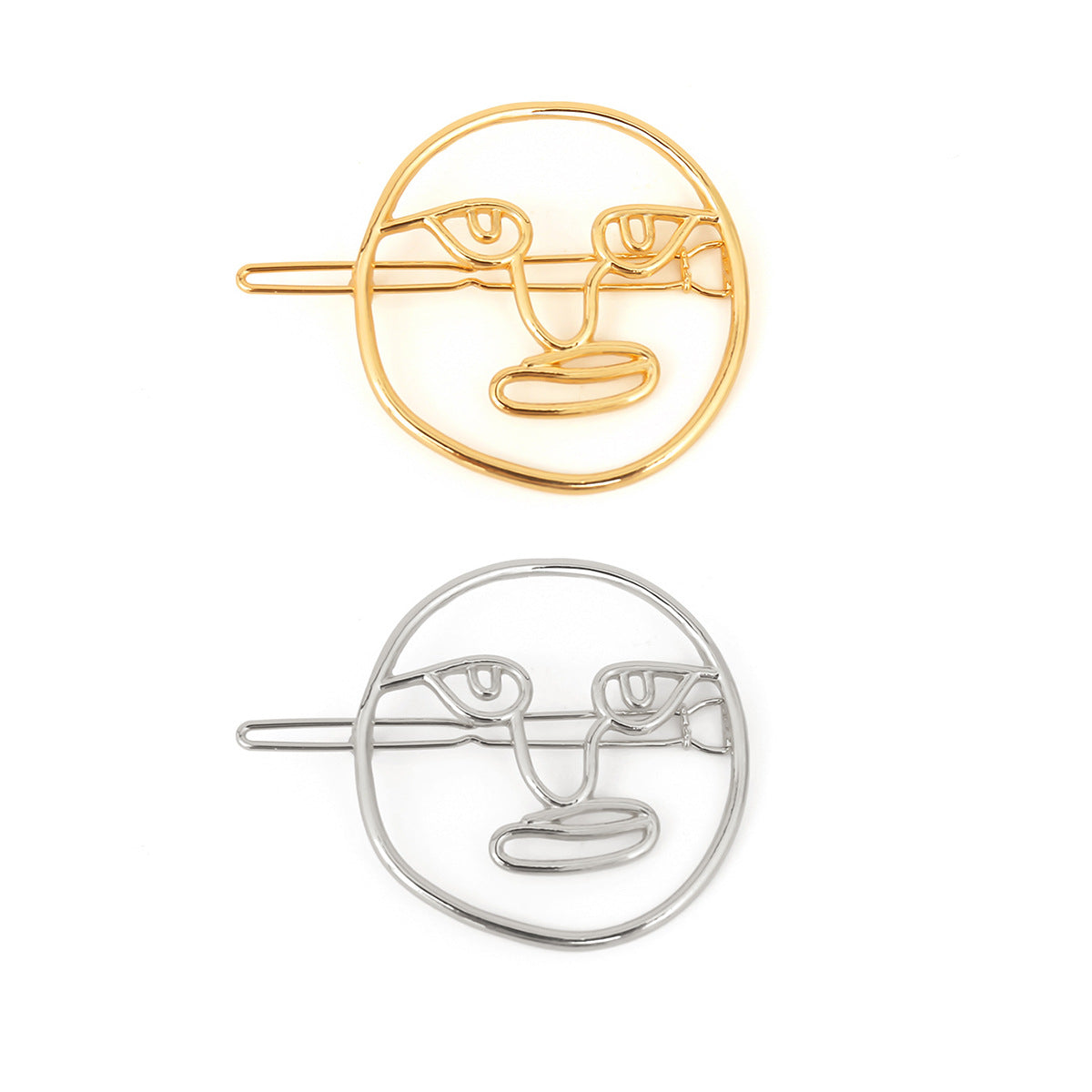 Alloy Creative Facebook Half-Pull Hairpin and Word Clip
