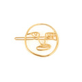 Alloy Creative Facebook Half-Pull Hairpin and Word Clip
