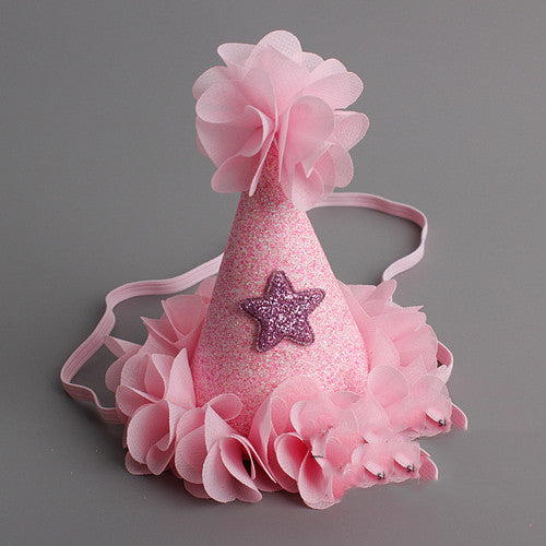 Children's Birthday Hat Gift Headband Headband Hair Accessories Baby Year Old Hat Crown