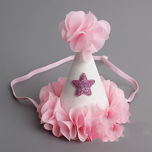Children's Birthday Hat Gift Headband Headband Hair Accessories Baby Year Old Hat Crown