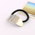Headdress Simple Temperament Metal Smooth Leather Hair Loop