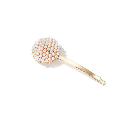 Simple Personality Girl Pearl Hairpin