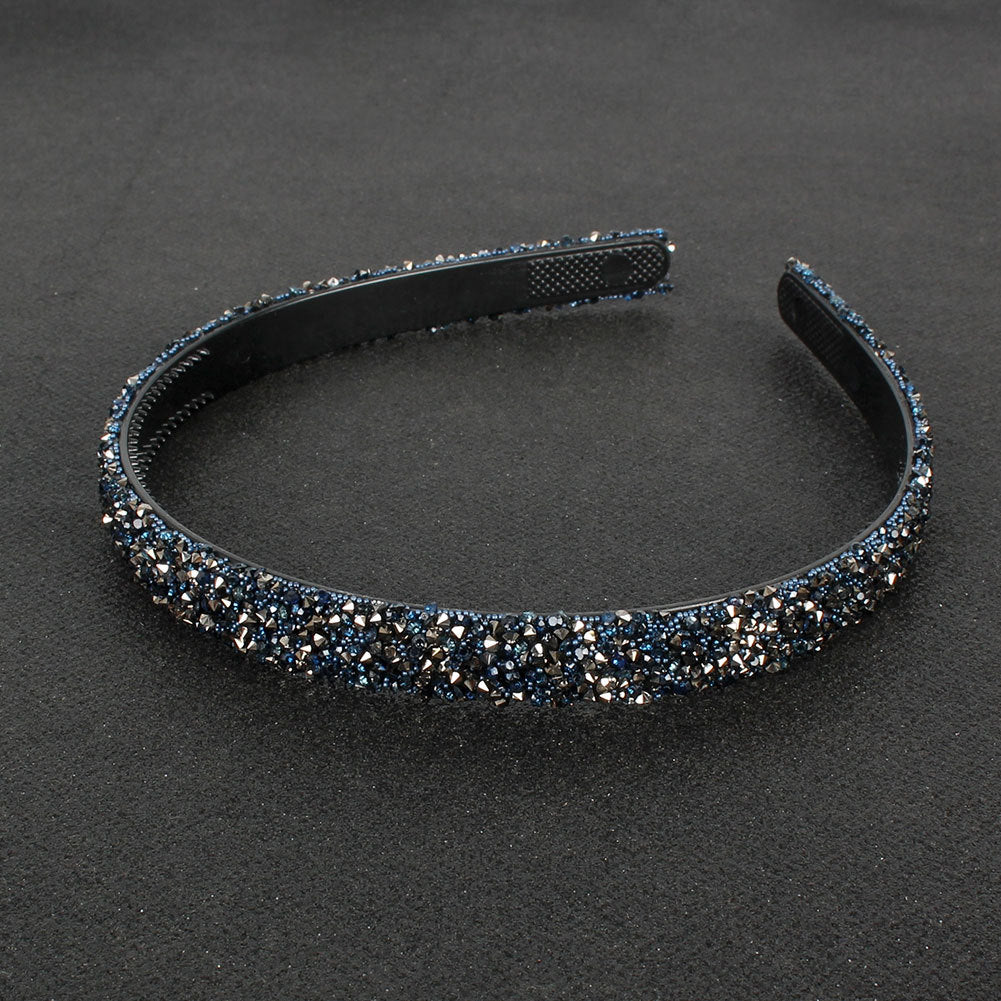 Semicircle Retro Colored Diamond Headband
