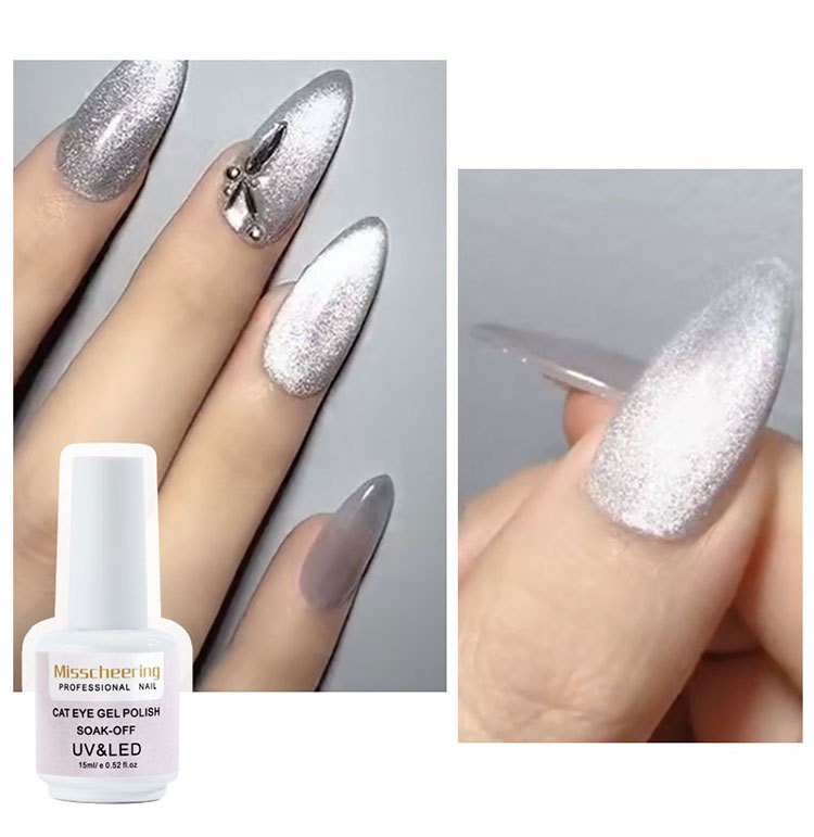 Misscheering Stone Cat's Eye Gel Smoothie Wide Nail Polish