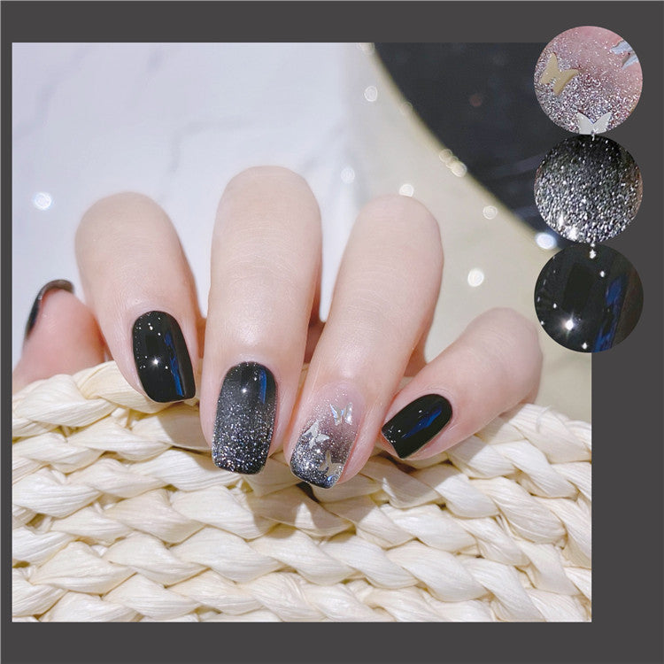 Duyuer 3D Nail Art Patch Nail Polish Sticker Finished Foot Nail Sticker