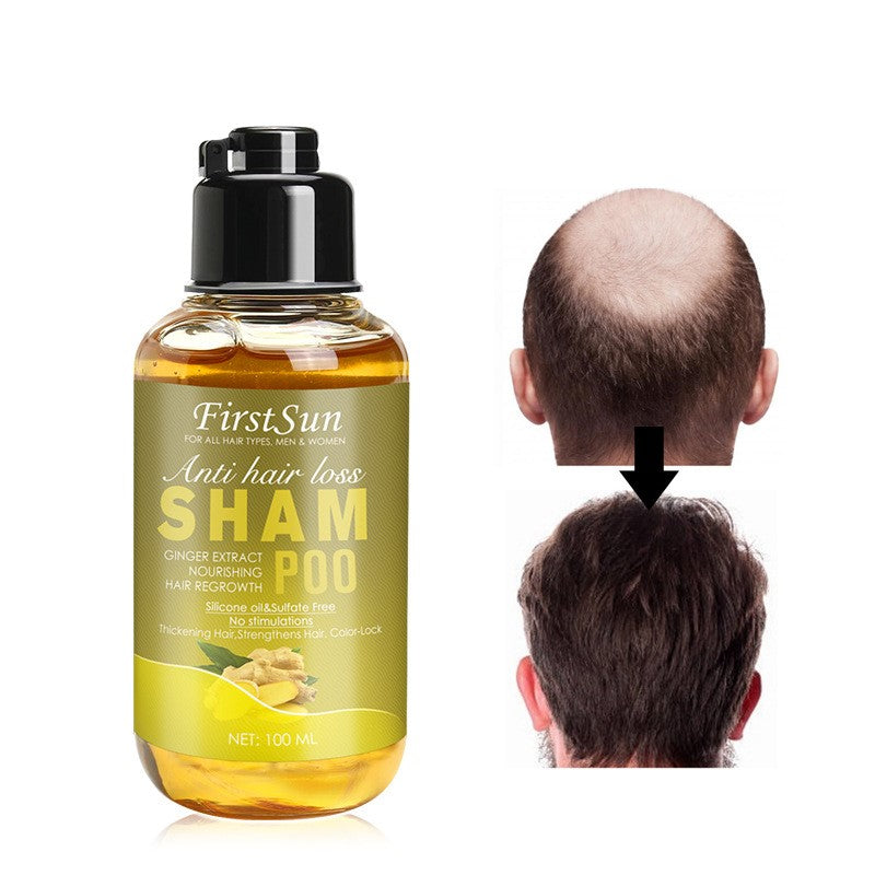 Ginger shampoo is refreshing soft and nourishing