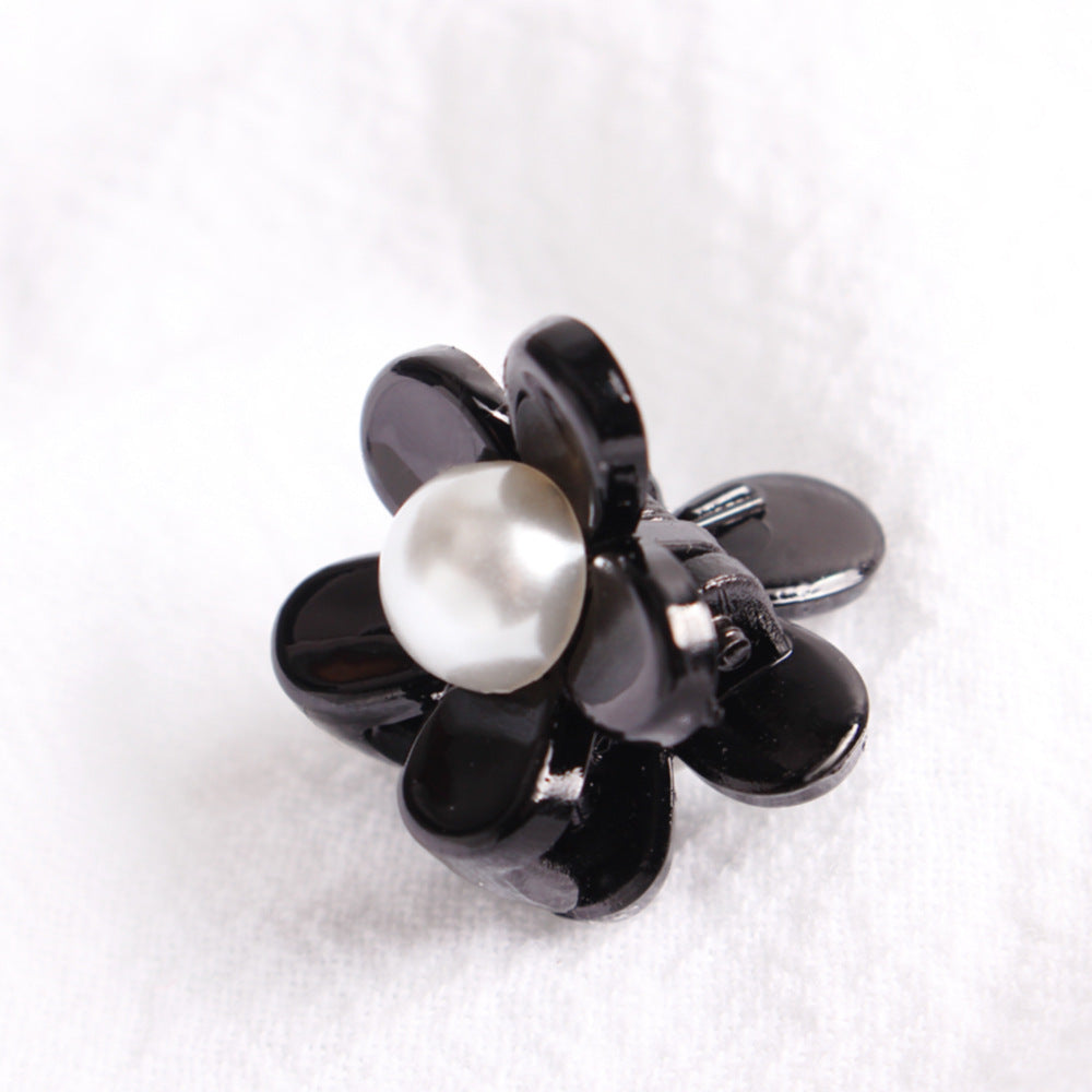Korean Version Of Rhinestone Black Elegant Hair Scratch