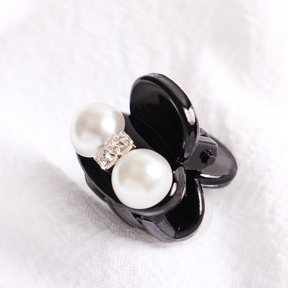 Korean Version Of Rhinestone Black Elegant Hair Scratch
