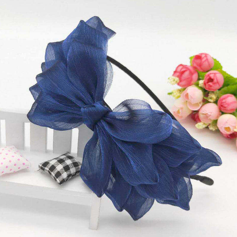 Spring And Summer Fashion Korean Big Bow Headband