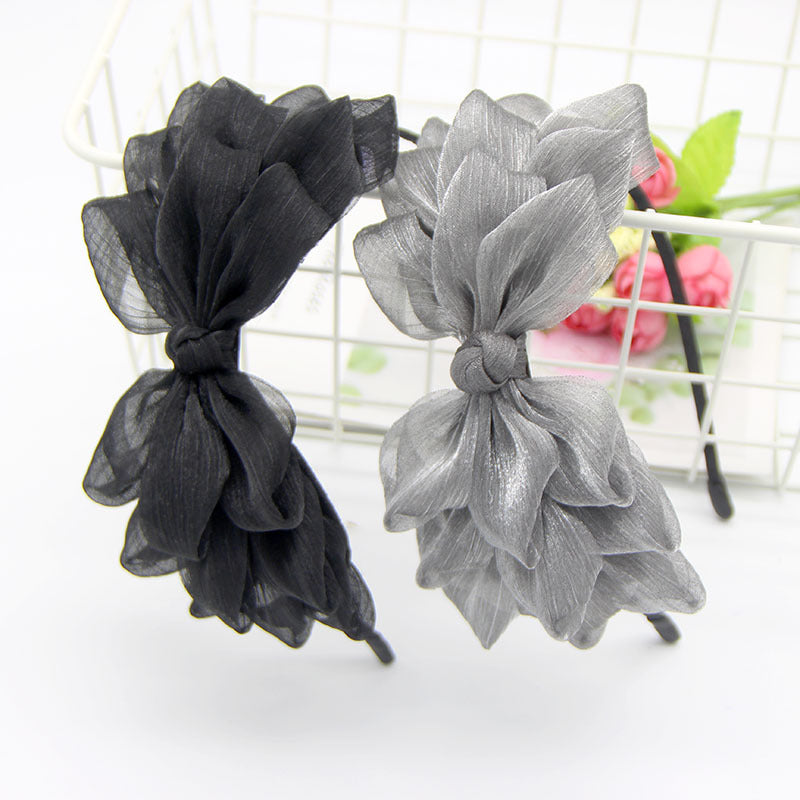 Spring And Summer Fashion Korean Big Bow Headband