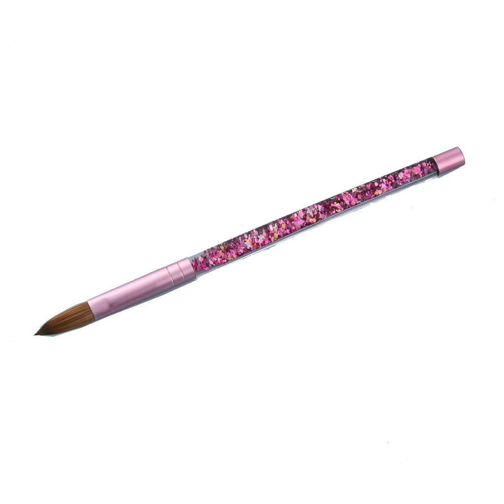 Oil-filled Pink Mink Hair Nail Pen Nail Art Pen