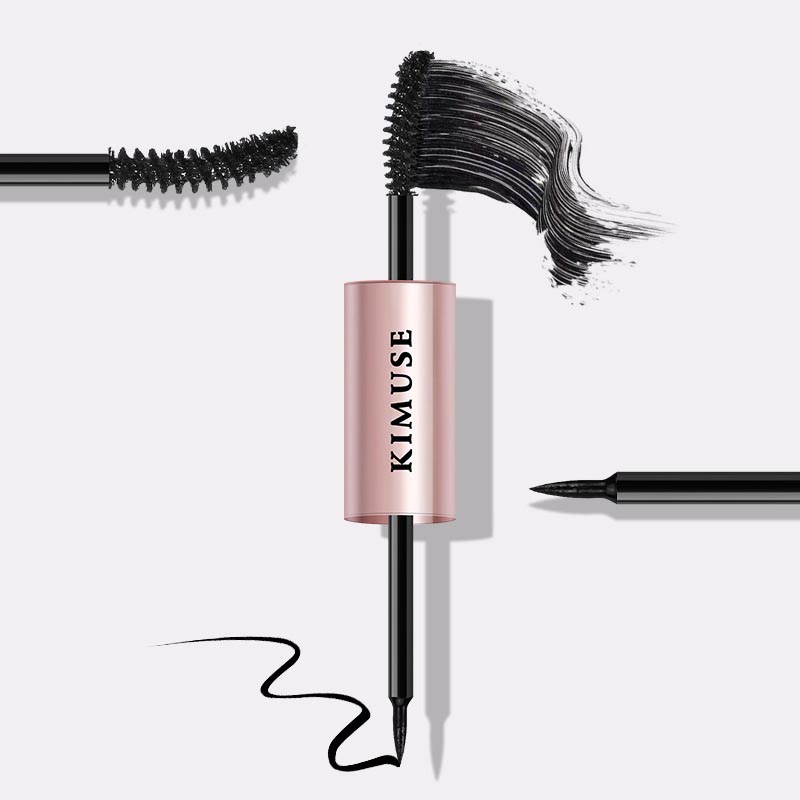 Double-Head Long Lasting Waterproof Mascara Liquid Eyeliner Combination