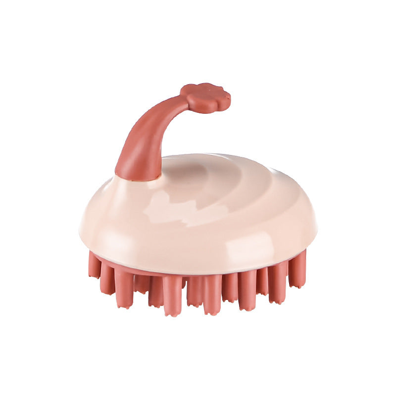 Children's Shampoo And Bath Brush To Remove Dandruff Silicone Baby Sponge