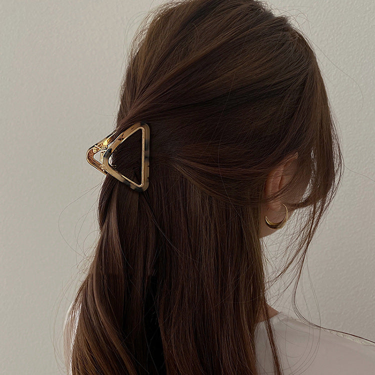 Triangle Metal Medium Back Head Hairpin