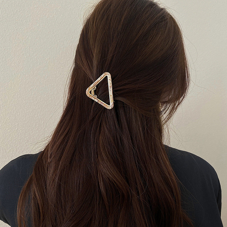 Triangle Metal Medium Back Head Hairpin