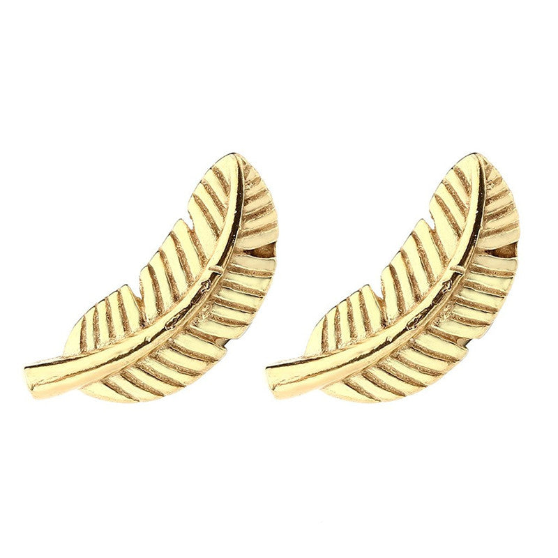 Ear Bone Nail Feather Lip Nail Piercing Jewelry