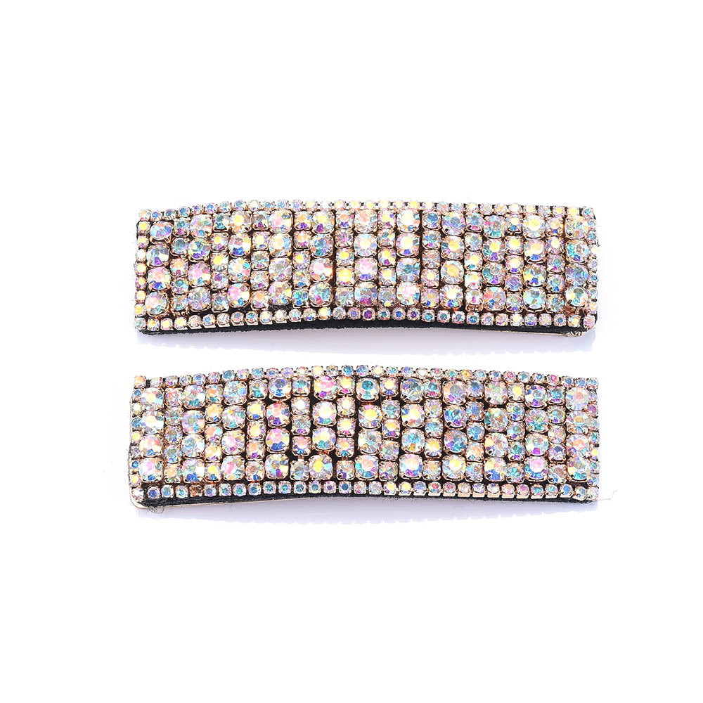 Full Rhinestone Women's Super Flashing Hairpin Set