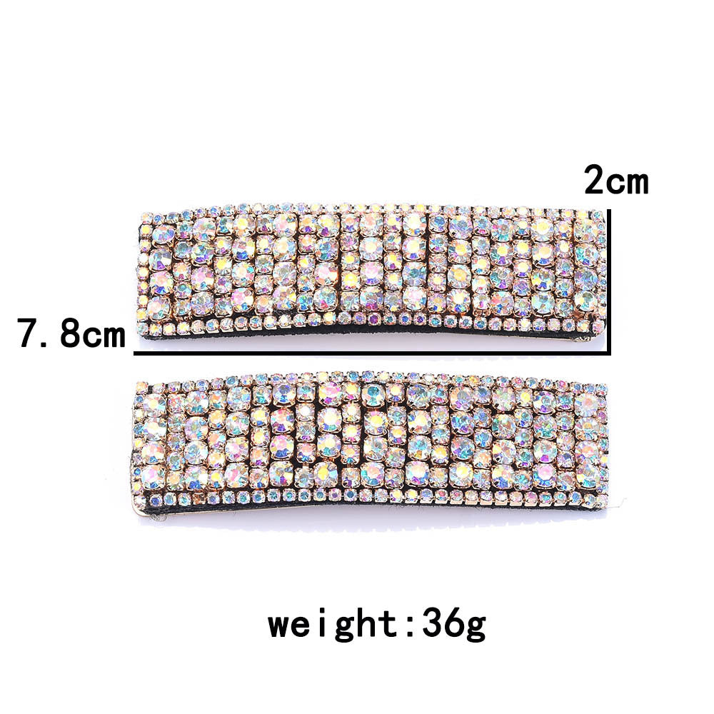 Full Rhinestone Women's Super Flashing Hairpin Set