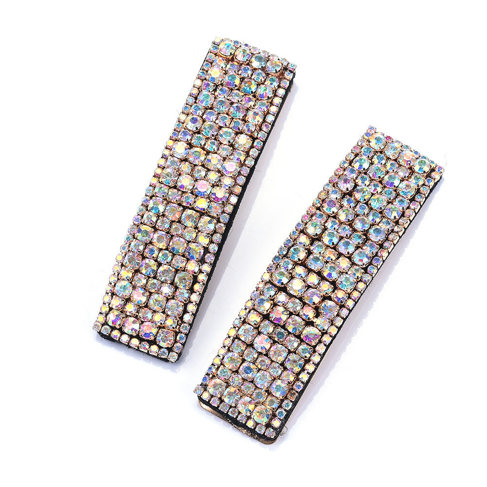 Full Rhinestone Women's Super Flashing Hairpin Set