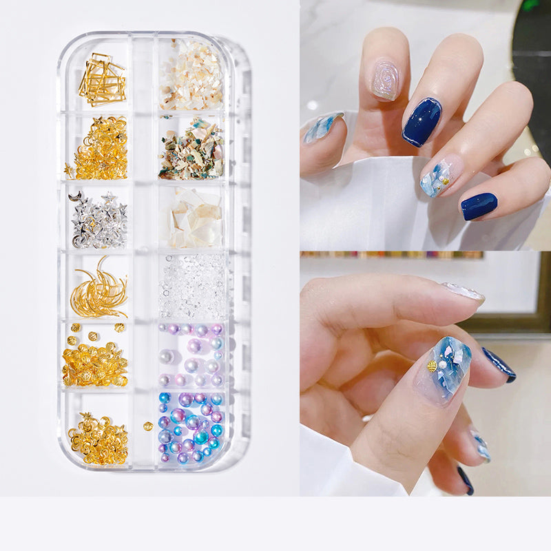 Chenel Pearl Butterfly Nail Patch Nail Art Jewelry Set
