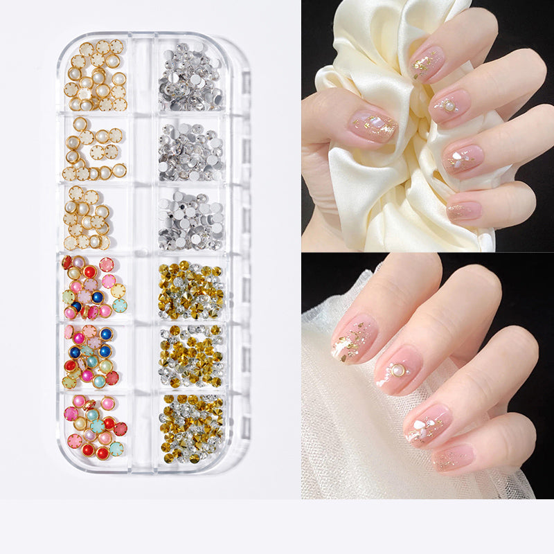 Chenel Pearl Butterfly Nail Patch Nail Art Jewelry Set
