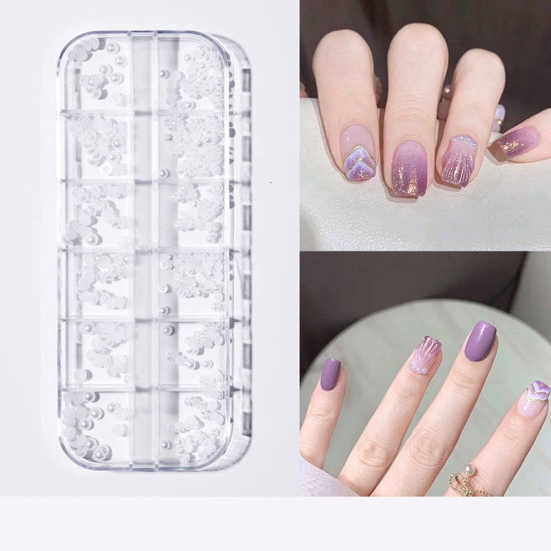 Chenel Pearl Butterfly Nail Patch Nail Art Jewelry Set