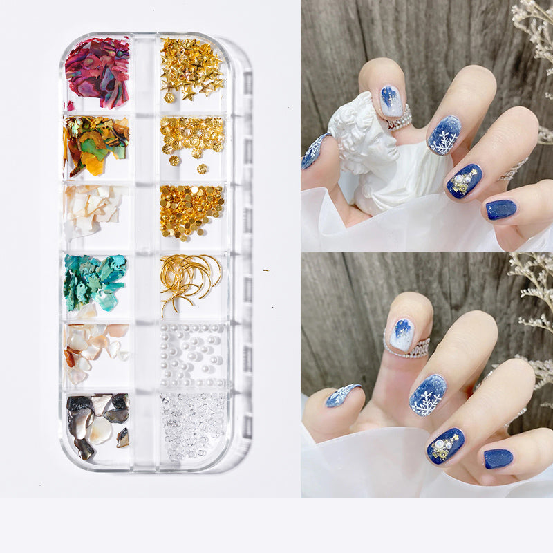 Chenel Pearl Butterfly Nail Patch Nail Art Jewelry Set
