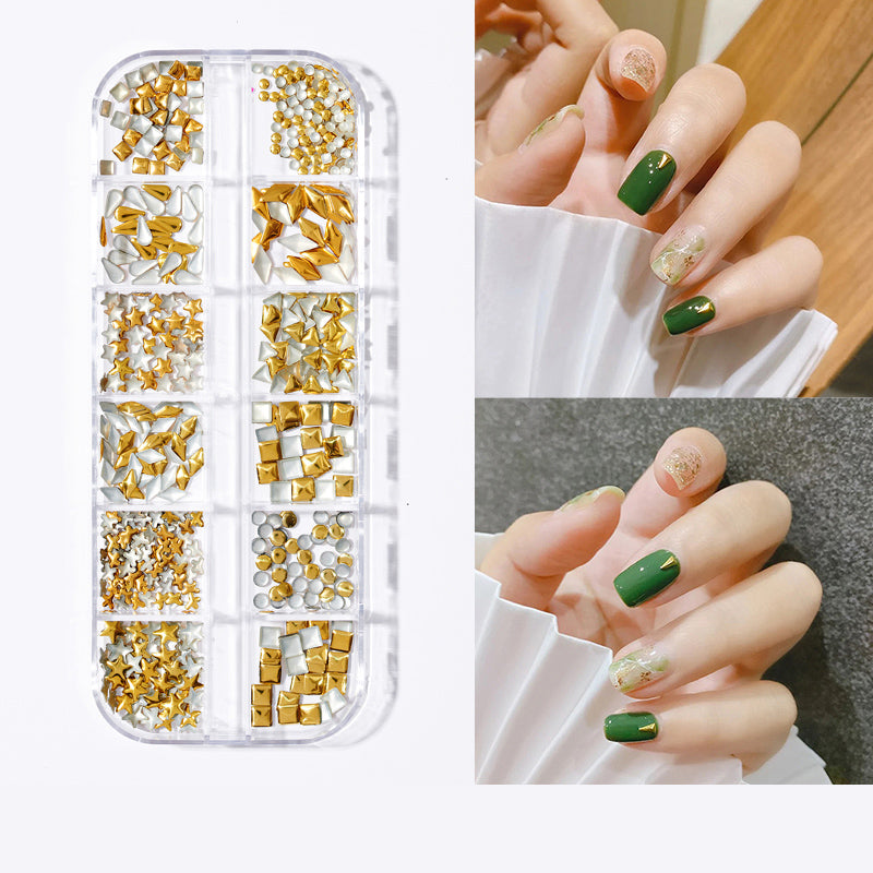 Chenel Pearl Butterfly Nail Patch Nail Art Jewelry Set
