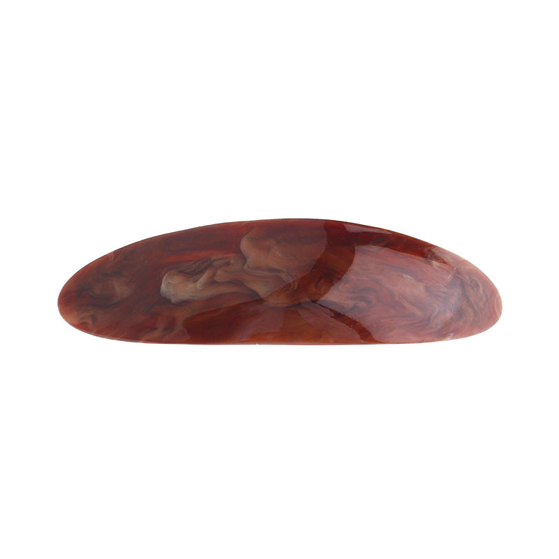 Oval Arch Spring Clip Eight-Color Classic Ponytail Hairpin