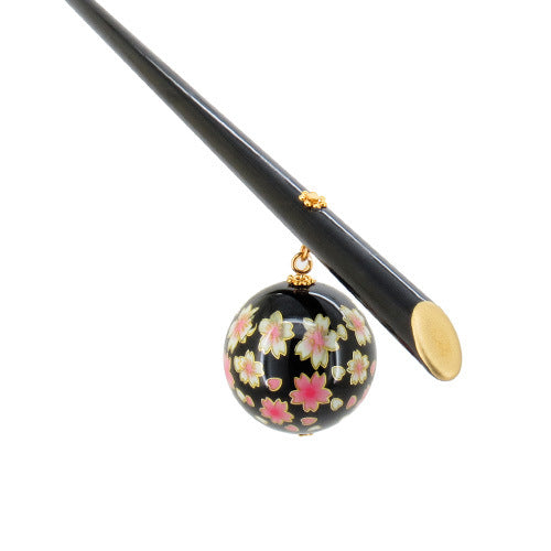 Sakura Pink Flower Bride Hairpin Acrylic Antique Hair Ornament