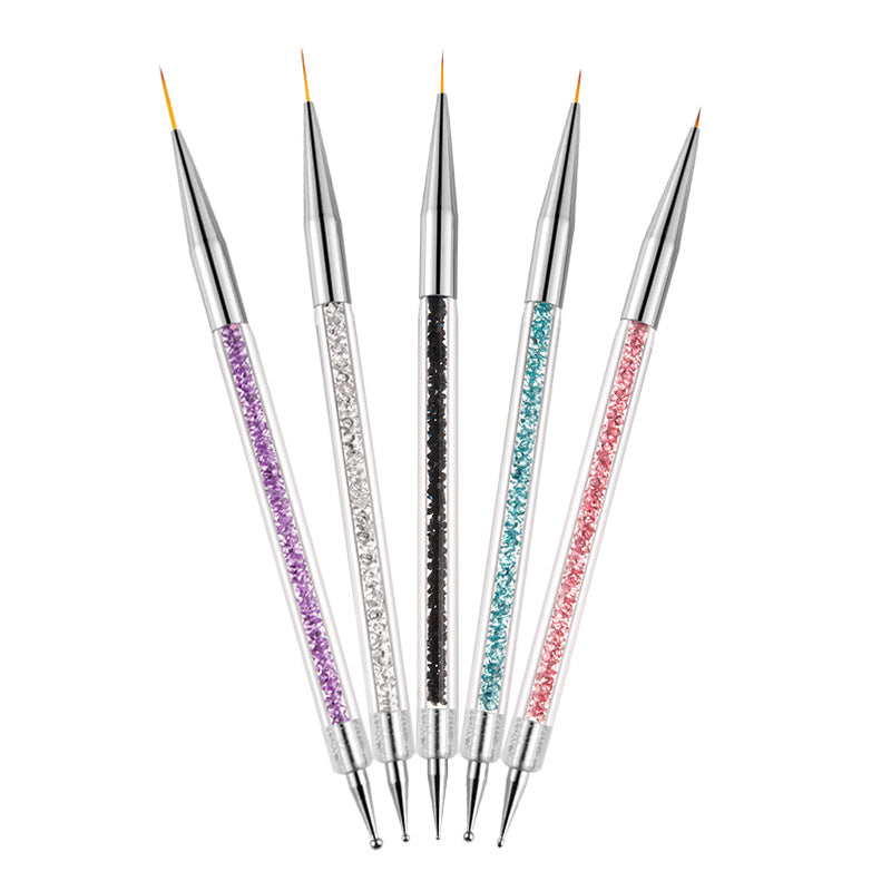 Nail Tools Double-headed Pointing Drilling Pen, Pointing Rhinestone Pen