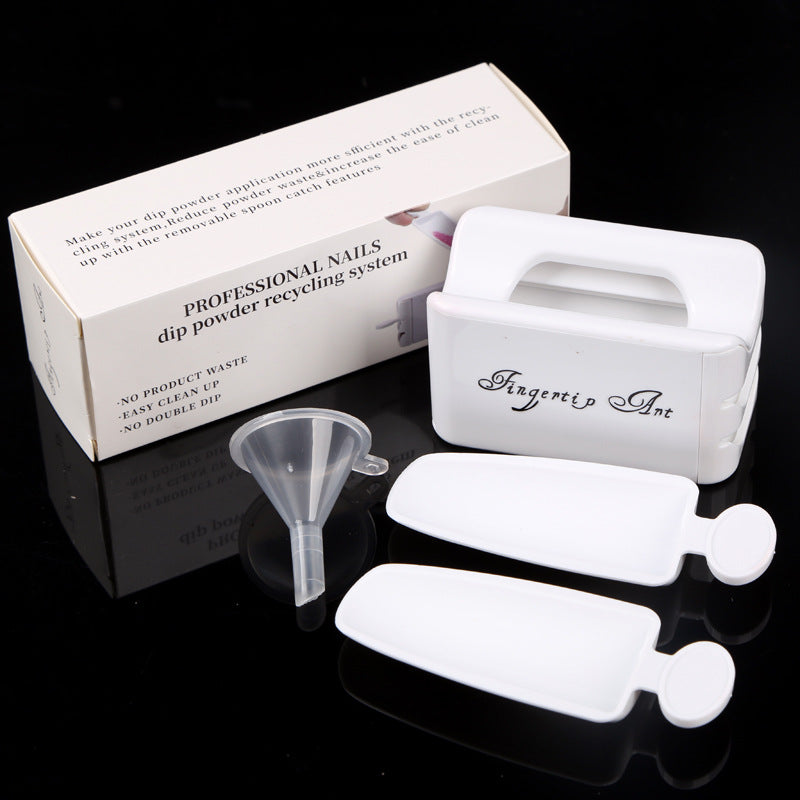 Fingertip Ant Portable Nail Powder Recovery Box