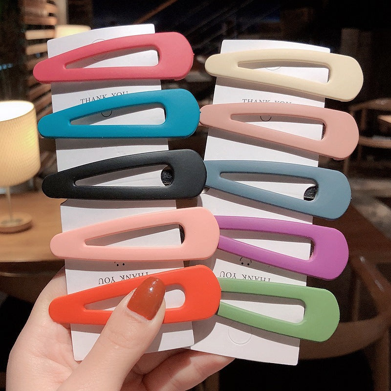 Back Of Head Hairpin Side Clip Top Clip Girl Simple Hairpin Broken Hair Bangs Clip Headdress