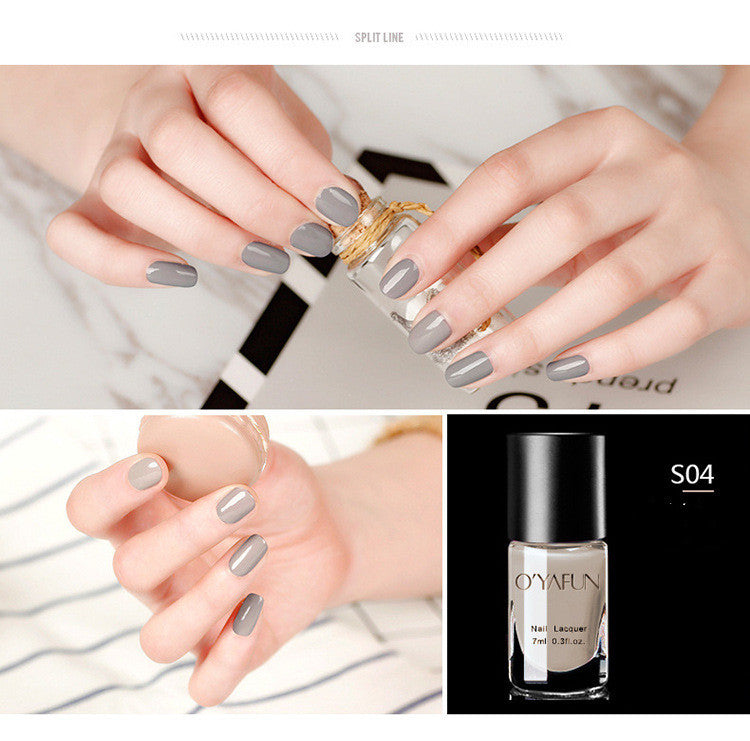 O'yafun New Nail Polish, Quick-Drying, Long-Lasting, Tearable Nail Polish, No Baking Nail Polish Sequins Wholesale