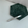Simple Matte Black Silver Letter Hairpin