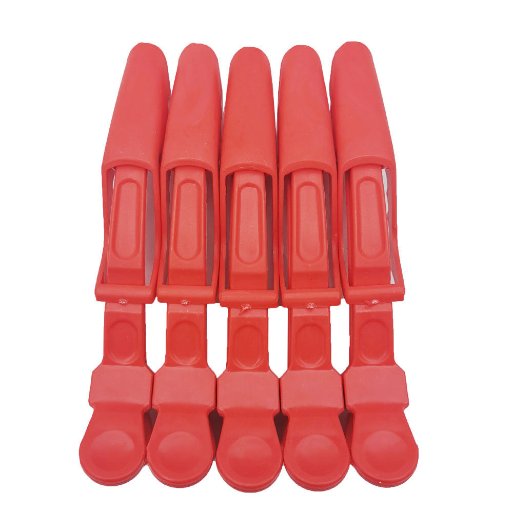 5-Color Oversized  Hairpin Duckbill Plastic Grabbing Clip