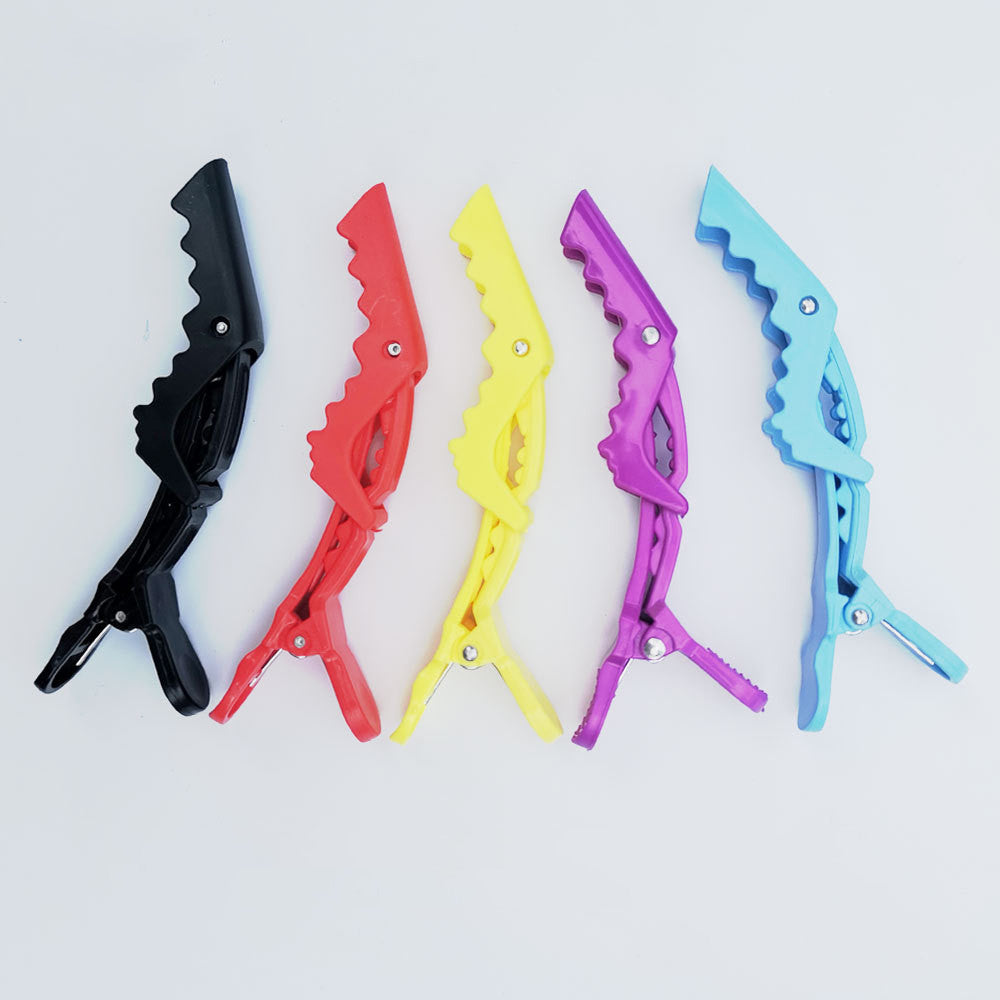 5-Color Oversized  Hairpin Duckbill Plastic Grabbing Clip