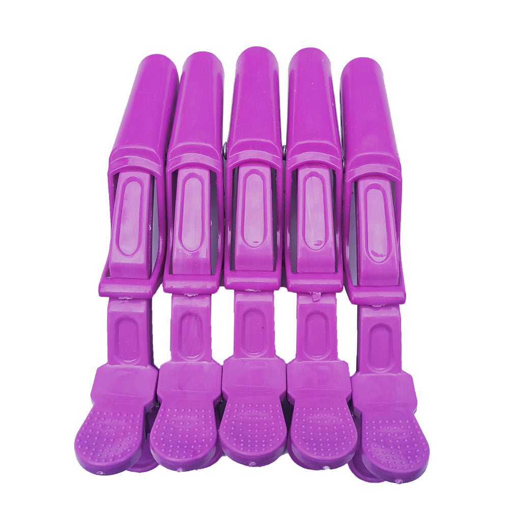 5-Color Oversized  Hairpin Duckbill Plastic Grabbing Clip