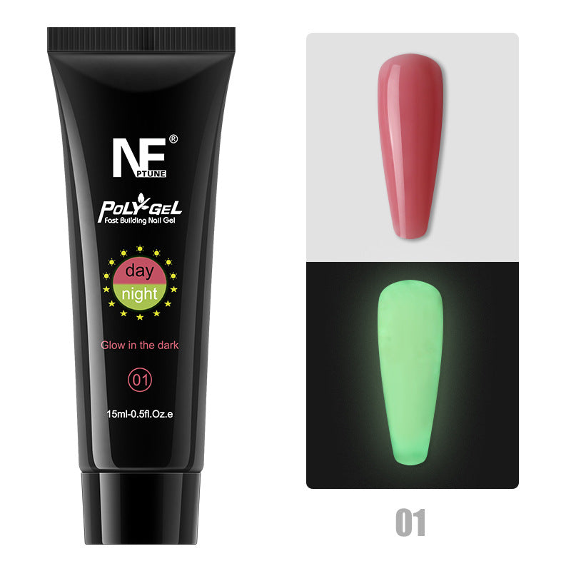 Neptune Painless Paper Holder Crystal Phototherapy Gel Nail Extension Gel Set