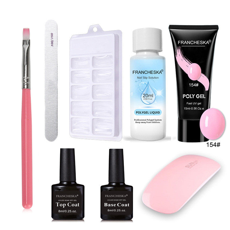 Francheska Nail Mold Double-Headed Brush Nail Gel Crystal Glue Set