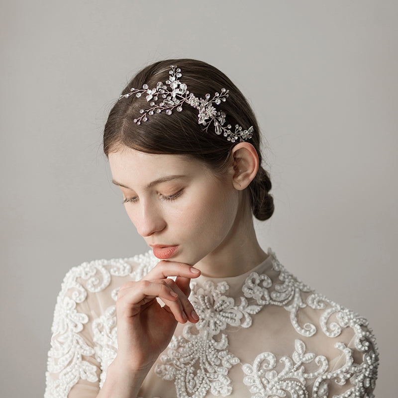 Vintage Leaf Branch Bridal Hair Comb Wedding Accessories