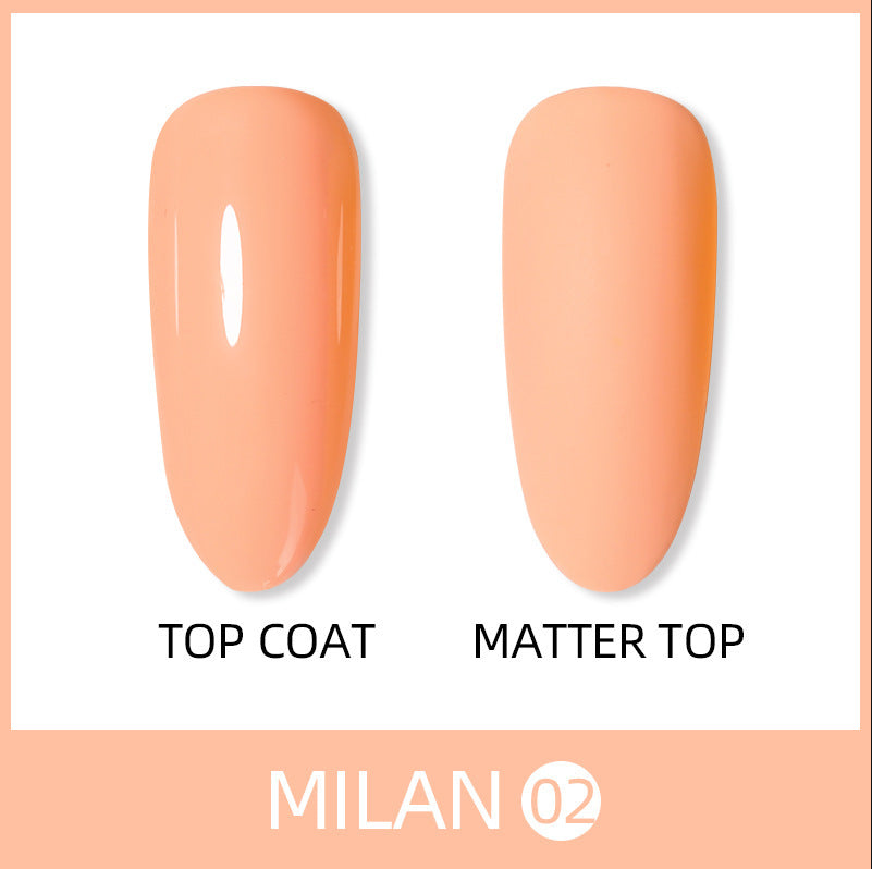 AS New Solid Color Nail Polish Glue New Nail Shop Dedicated 9 Color Sparkling Star Nail Polish Glue Cross-Border