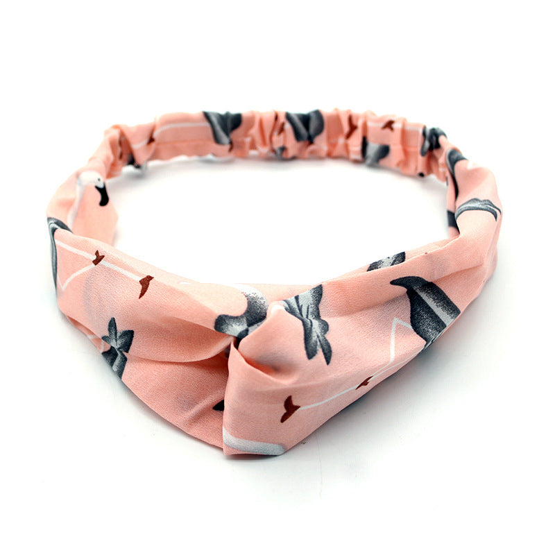 Retro Sports Striped Headband Women