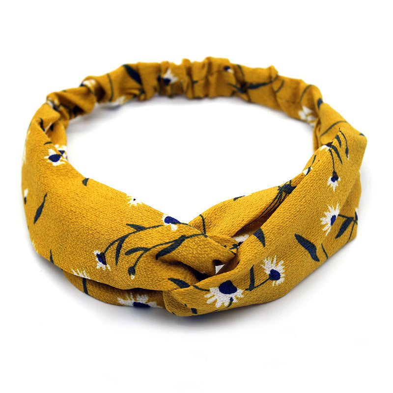 Retro Sports Striped Headband Women